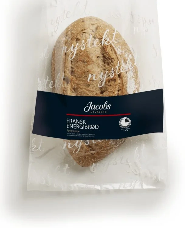 Fransk Energibrød Halvstekt 630g Jacobs Utvalgte