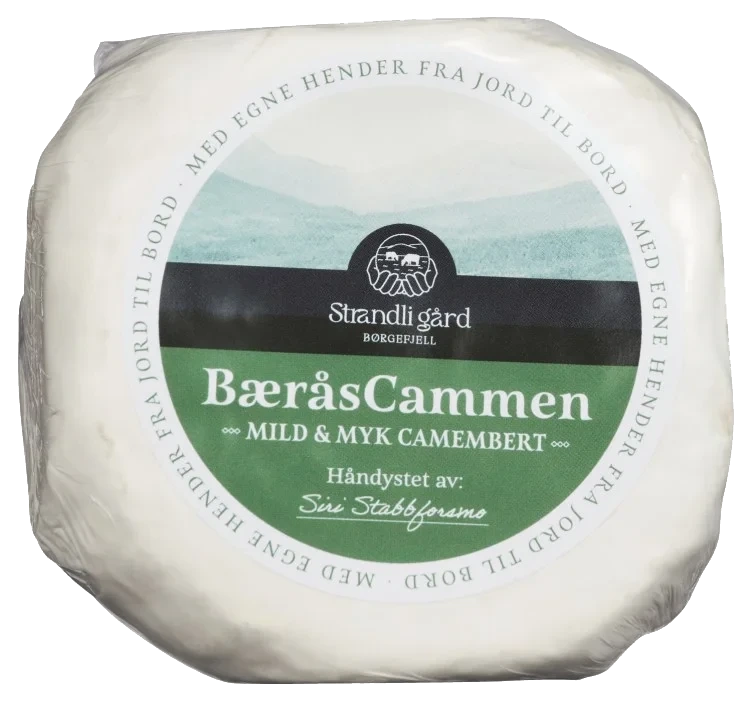 Camembert Bæråscammen 200g Strandli Gård