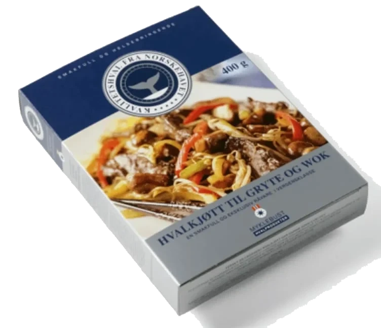Hvalkjøtt til Gryte&Wok 400g