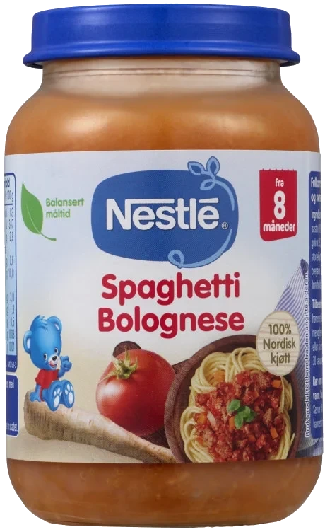 Spaghetti Bolognese 8m 190g