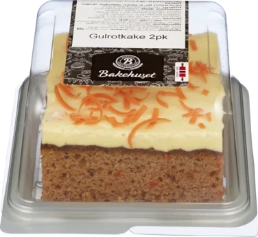Gulrotkake 2pk 220g Bakehuset