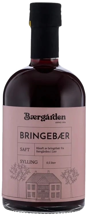 Bringebærsaft 0,5l Fl Bærgården