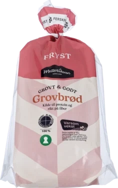 Grovt & Godt Grovbrød Oppskåret Frys 750g Mesterbakeren