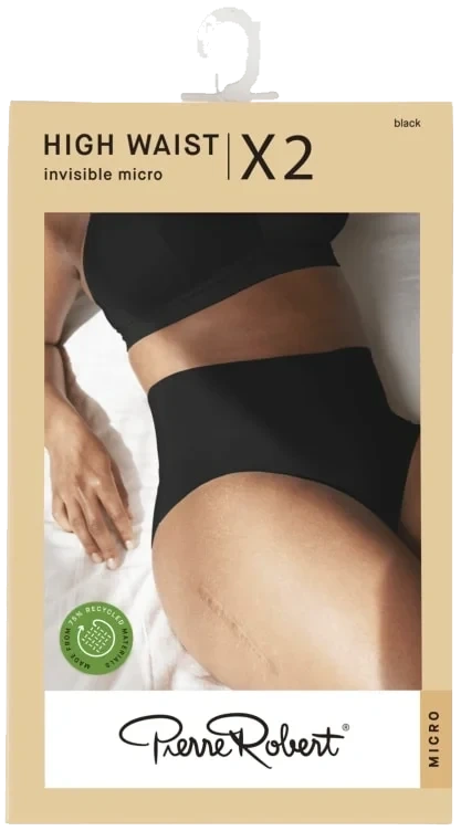 Invisible Micro High Waist X2 Black m