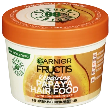 Garnier Fructis Hair Food Papaya Mask 400ml