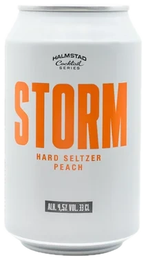 Storm Hard Seltzer Peach 33cl