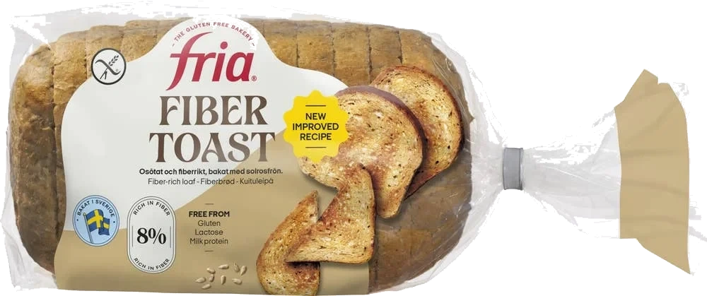 Fiber Toast Glutenfri Fryst