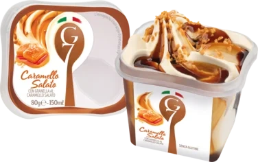 Caramello Salato 150ml G7 Ekte Italiensk Iskrem