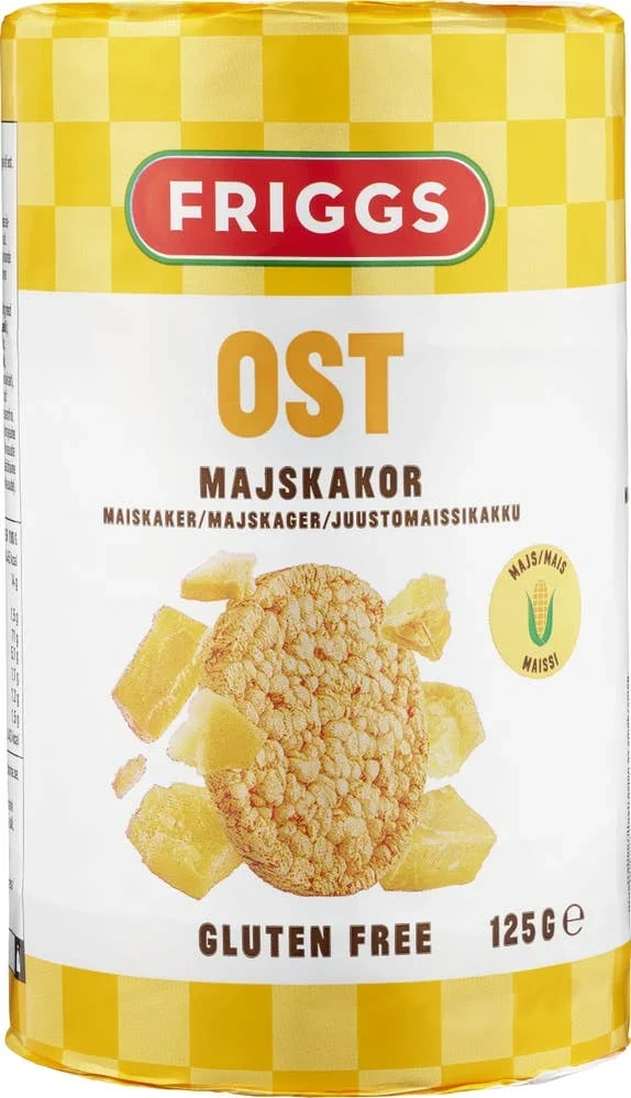 Maiskaker med ostesmak