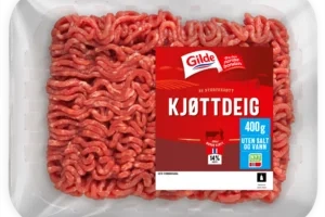 Gilde Kjøttdeig u/Salt/Vann 400g Enh