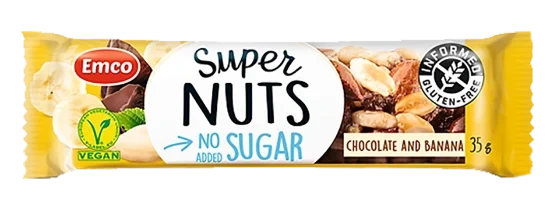 Emco Super Nuts Chocolate & Banana 35g