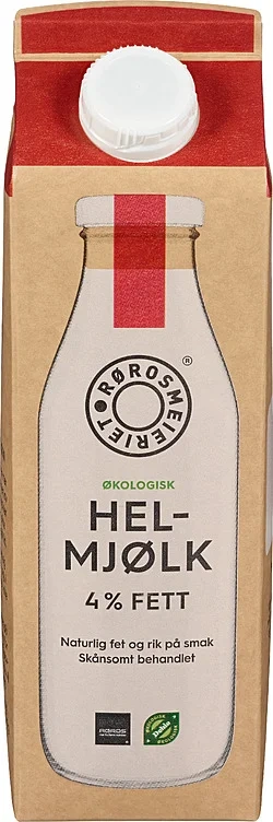 Helmjølk Økologisk 1l Røros