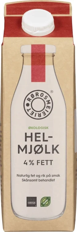 Helmjølk Økologisk 1L Røros