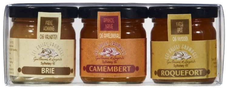 Marmelade Til Ost 3 X 45g Lesgards