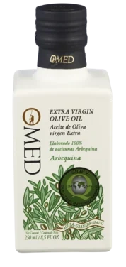 O-med E.v.o.o Arbequina White Bottle 250ml 100% Arbequina