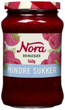 Stabburet Bringebærsyltetøy Mindre Sukker 540g