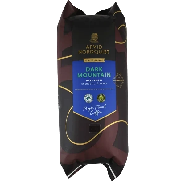 Kaffe Dark Mountain Bønner 1kg Nordquist