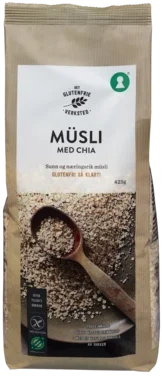 Müsli Chia 425g Detglutenfrieverksted