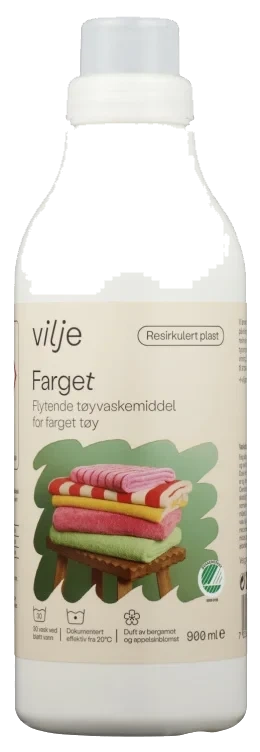 Vilje Tøyvask Farget Flytende 900ml