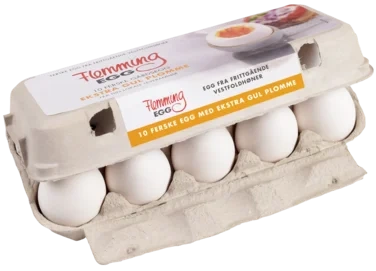Flemming Egg 10pk Ferske Gårdsegg