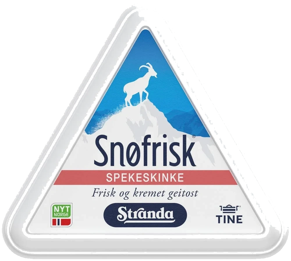 Snøfrisk med spekeskinke