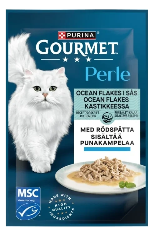 Gourmet Perle Ocean Flakes m/Torsk 85g