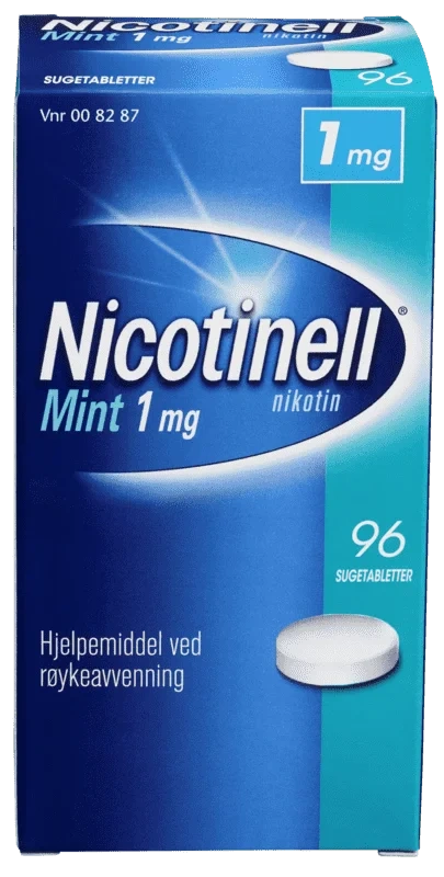 Nicotinell Sugetablett Mint 1mg 96stk