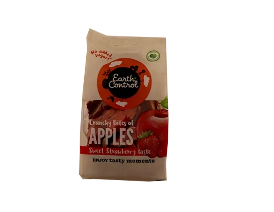 Earth Control Tørket Eple Jordbær 55g