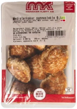 Medisterkaker Pannestekte 0,5kg