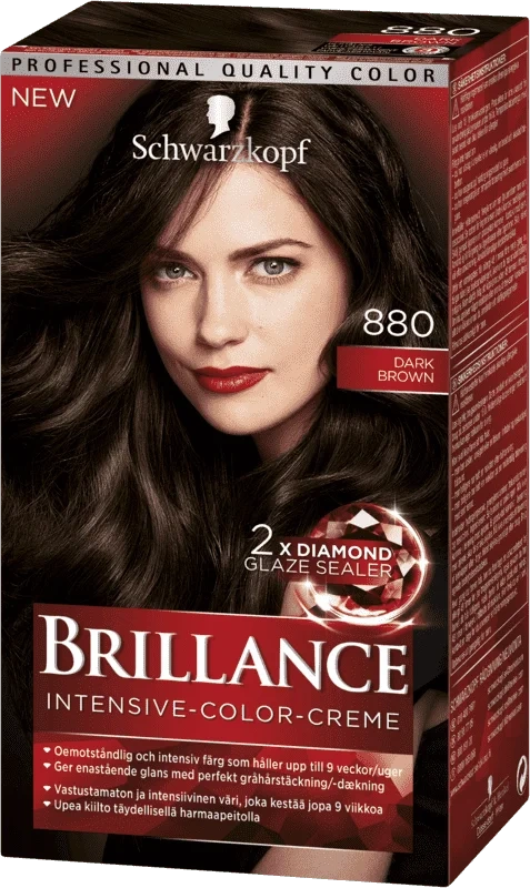 Brillance Hårfarge 880 Dark Brown
