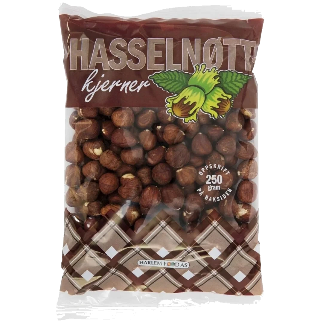 Hasselnøttkjerner 250g