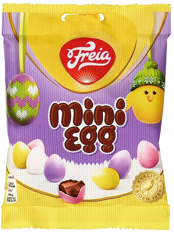 Sjokoladeegg Mini Drasjerte 100g Freia