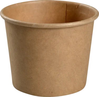 Dressingbeger 4,8cm Ø6,15cm 60ml 2oz Brun Papp/pe