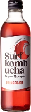 Surf Kombucha Bringebær 0.33l