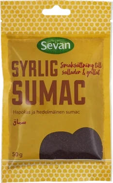 Sumac Malt Krydder 50g Sevan