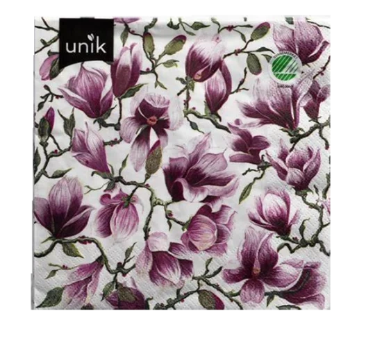 Unik Lunsjservietter Blomster 20stk
