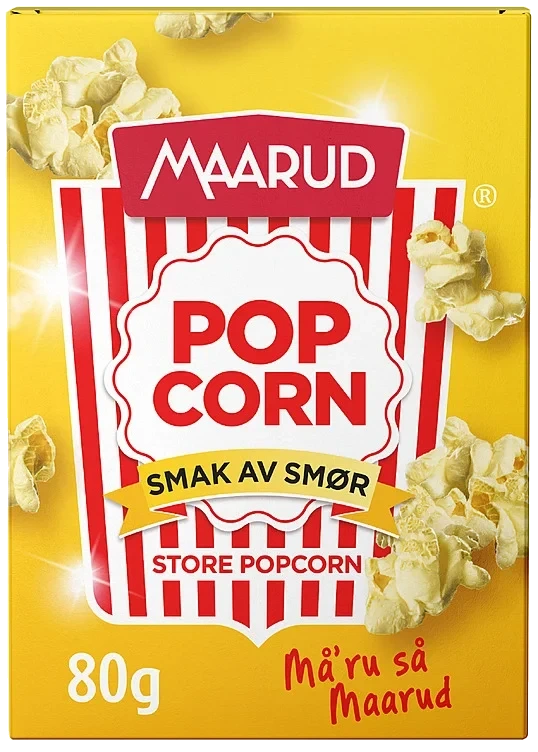 Micropop Smør 3x80g Maarud