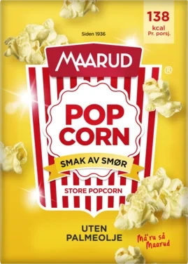 Micropop Smør 3x80g Maarud