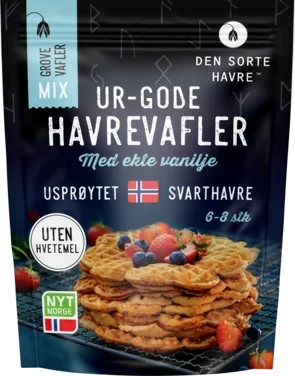 Havrevafler 330g Den Sorte Havre