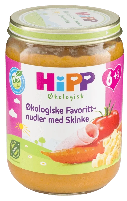 HiPP Økologiske Favorittnudler 6md 190g