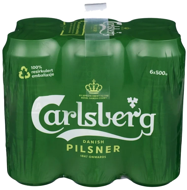 Carlsberg Pilsner 0,5lx6 boks