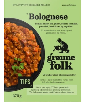 Bolognese 370 g Grønne Folk