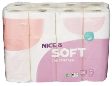 Nice & Soft Toilet Paper 24-pack 3 Ply