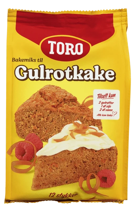 Gulrotkake Mix 396g Toro