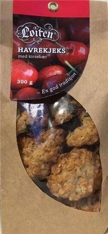 Havrekjeks med Kirsebær