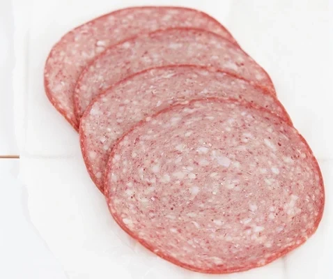 Cognacsmedwurst skivad
