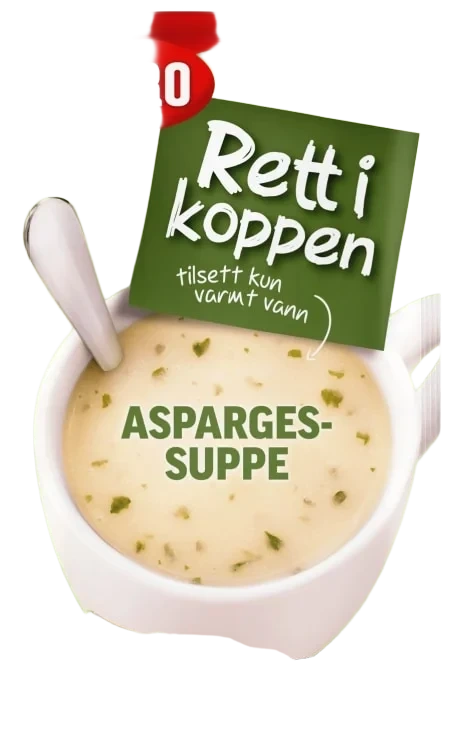 Aspargessuppe 20g Rett i Koppen