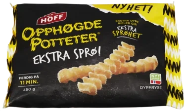Opphøgde Potteter Ekstra Sprø 450g Hoff