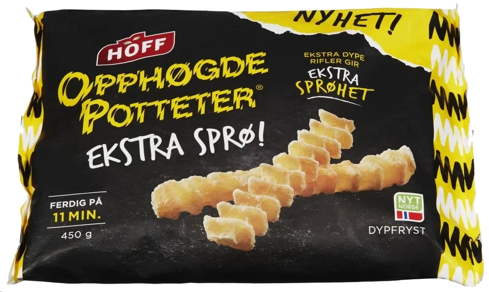 Opphøgde Potteter Ekstra Sprø 450 g