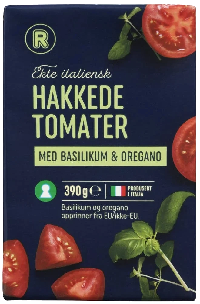 Hakkede tomater